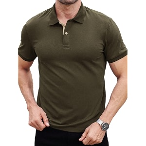noble monk mens pure cotton loose half sleeve polo t-shirt  collar tshirt casual t-shirt