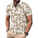 Noble Monk Mens Pure Cotton Loose Half Sleeve Polo T-Shirt | Collar Tshirt |Casual T-Shirt