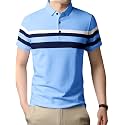 Noble Monk Mens Pure Cotton Loose Half Sleeve Polo T-Shirt | Collar Tshirt |Casual T-Shirt