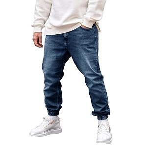 Noble Monk Mens Tapered FIT Denim Jeans