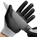 NoCry Cut Resistant Work Gloves For Men &amp; Women, Nitrile Waterproof Palms