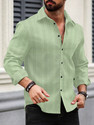 Nofilter Men Self Design Casual Light Green