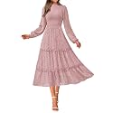 NOLLSOM Women Fall Dress 2026 Long Sleeve Wedding Guest Maxi Dresses