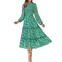 NOLLSOM Women Fall Dress 2026 Long Sleeve Wedding Guest Maxi Dresses