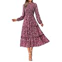 NOLLSOM Women Fall Dress 2026 Long Sleeve Wedding Guest Maxi Dresses