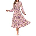 NOLLSOM Women Fall Dress 2026 Long Sleeve Wedding Guest Maxi Dresses