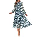 NOLLSOM Women Fall Dress 2026 Long Sleeve Wedding Guest Maxi Dresses
