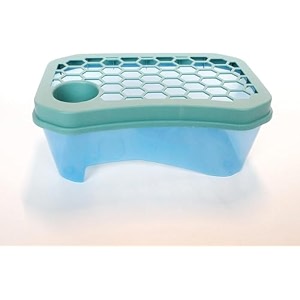 nomoypet open turtle tank blue nx-11 l with lid 60  36  20cm