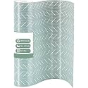 Non Adhesive Shelf Liners for Kitchen Cabinets, Non Slip Drawer Liners for Kitchen, Waterproof Cabinet Liners for Shelves, Fridge Liner for Dresser/Fridge/Bathroom (Green, 45 cm X 5 m)