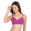 Non Padded Bra for Women - Made of Pure Cotton Full Coverage Non Wired Seamless Pushup Soft Cup for T-Shirt Saree Dress Sports Garment for Daily Use Everyday Yellow