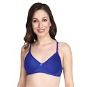 Non Padded Bra for Women - Made of Pure Cotton Full Coverage Non Wired Seamless Pushup Soft Cup for T-Shirt Saree Dress Sports Garment for Daily Use Everyday Yellow