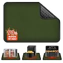 Non-slip Air Fryer Mats for Countertop, 2mm Thick, 14x12 in, Green