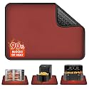 Non-slip Air Fryer Mats for Countertop, 2mm Thick, 14x12 in, Red