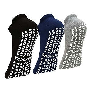 non slip anti skid socks with grips for yoga pilates barre fitness hospital home sticky slipper socks for women men