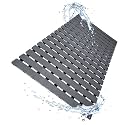 Non Slip Bathtub Mat | Double-Layered Shower Floor Mat with Suction Cups | EZ-Dry Construction | Non-Toxic, BPA, Latex, Phthalate, PVC Free (Mist)