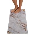 Non Slip Bathtub Mat Shower Mat for Tub - Loofah Bath Mats for Bathroom - 40x16 Bathtub Floor Mat - Textured Anti Slip Bath Mat Without Suction Cups - Secure Mat for Wet Areas (40x16 Blue Gold)