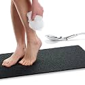 Non Slip Bathtub Mat Shower Mat for Tub - Loofah Bath Mats for Bathroom - 31x16 Bathtub Floor Mat - Textured Anti Slip Bath Mat Without Suction Cups - Secure Mat for Wet Areas (31x16 Black)