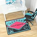 Non-Slip Floor Chair Mat for Hatsune Miku Inspired Design, 35" × 47"