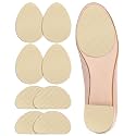 Non Slip Shoe Pads Shoe Grips on Bottom of Shoes Silica Gel Anti Slip Grips for Shoes Self-Adhesive Shoe Sole Protectors for Man Women, Noise Reduction, Easy to Use (2 Beige)