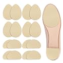Non Slip Shoe Pads Shoe Grips on Bottom of Shoes Silica Gel Anti Slip Grips for Shoes Self-Adhesive Shoe Sole Protectors for Man Women, Noise Reduction, Easy to Use (4 Beige)