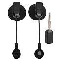 Non Standard Microphone of The Damper Saxophone, Brass Micro with 360 ° Rotation, Violin Microphone for Musicians, Wireless Flute That Will Be Performed Outside