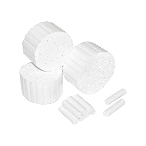 non-sterile dental cotton rolls for dentist soft absorbent medical grade disposable oral care supplies 500 pcs pack