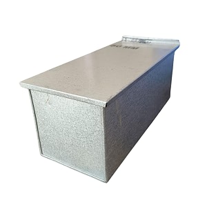 non-stick bread mold box alloy steel with sliding lid  loaf pan 1kg