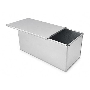 non-stick bread mold box alloy steel with sliding lid  loaf pan 300
