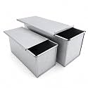 Non-Stick Bread Mold Box Alloy Steel with Sliding Lid | 500g Loaf Pan (700 x 1 kg)