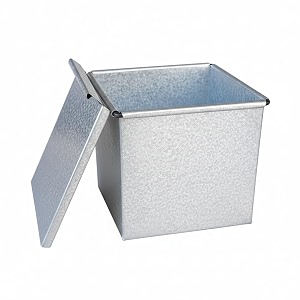 non-stick bread mould box with sliding lid  250g loaf pan  heavy duty alloy steel bread tin for sandwich bread milk bread toast amp pound cake