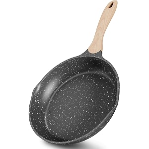 Non-Stick Frying Pan with Wooden Finish Soft