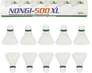 nongi 500 xl feather shuttle  - white