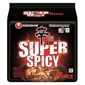 nongshim shin red super spicy instant noodle 2116 oz  600 grams