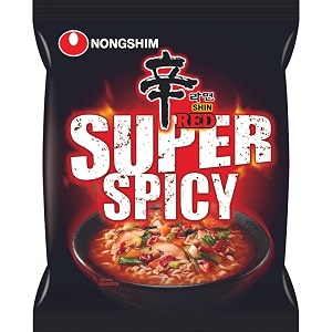 nongshim shin red super spicy instant noodle 423 oz  120 grams