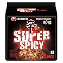 Nongshim Shin Red Super Spicy Instant Noodles, 4.23 oz ℮ 120 g, 5 Pack