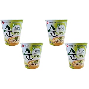 nongshim veggie instant noodles cup 67gm2pack pack of 4