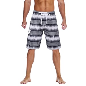 nonwe men39s beachwear quick dry striped board shorts