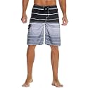 Nonwe Men's Beachwear Quick Dry Striped Board Shorts