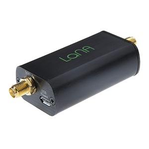 nooelec lana - ultra low-noise amplifier lna module for rf amp software defined radio sdr with enclosure amp accessories wideband 20mhz-4000mhz frequency capability with bias tee amp usb power options