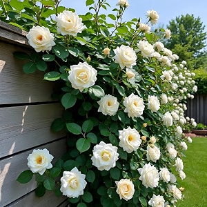 nooelec seeds india climbing rose flower seeds 60 seeds pack - hybrid year-round blooms minimal care white