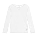 Noomelfish Girls Lace Long Sleeve Layering Tops Sheer Mesh Tee Shirts Blouse (5-12 Years)