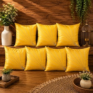 Noor Silk Cushion Covers Pack of 7