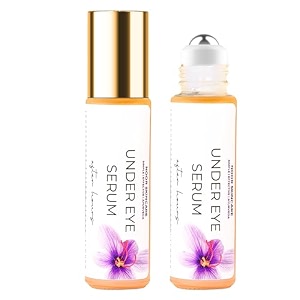 noor skincare under eye serum - for dark circles removal and wrinkles under eye roll on amp dark circle remover anti wrinkle heals puffy eyes and fine lines 100 organic womenmen