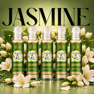 noorson jasmine attar perfume for unisex natural long lasting 8 ml each pack of 5 floral attar floral
