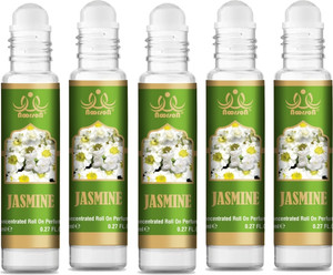 noorson jasmine attar perfume for unisex natural long lasting 8 ml each pack of 5- herbal attar floral