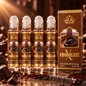 Noorson X Chocolate Perfume Natural Long Lasting Attar 8 ML Each PACK OF 4- Herbal Attar (Chocolate)