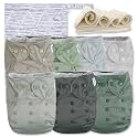 Nora's Nursery Cloth Diapers | 7 Pack | Waterproof,Reusable and Washable