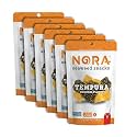 Nora Original Tempura Seaweed Snacks, Thick Nori Strips, Vegan, Pack of 6