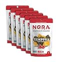 Nora Spicy Tempura Seaweed Snacks, Sheets, Thick Nori Strips, Vegan, 6-Pack