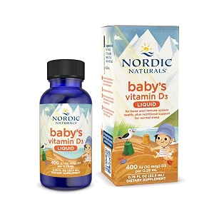nordic naturals baby39s vitamin d3  cholecalciferol vitamin d3 supplement  vit d drop for infants supports healthy bone normal sleep amp healthy immunity vitamin d3 drops for baby 076 fl oz 225 ml